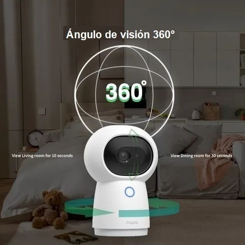 Imagen 5 de 8 de Aqara Cámara Hub G3 Visión 360° Homekit, Alexa Y Google Home