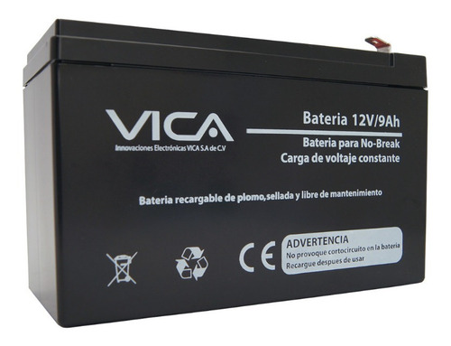 Bateria De Reemplazo - Vica 12v-9ah - Generica Compatibl /v
