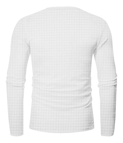 Playera De Manga Larga Para Hombre Y Camisa Casual Henry