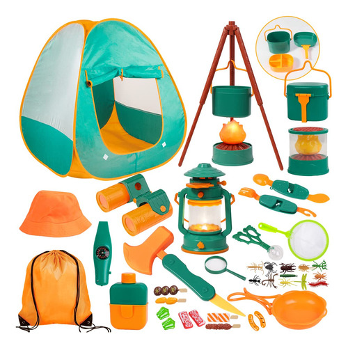 Meland Kids Camping Set With Tent 24pcs - Herramienta De Equ