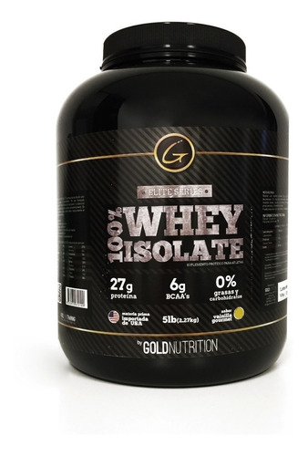 Proteína Aislada - 100% Whey Isolate 5lb - Gold Nutrition