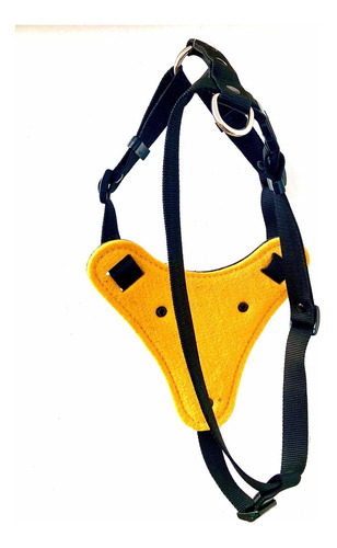 Pechera Ajustable Grande De Peto Nylon/piel