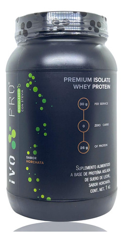 Proteina Ivo Pro Premium Whey Isolatada Horchata 1 Kg Ivo