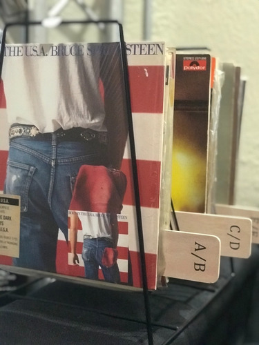Imagen 2 de 6 de Divisores De Madera Para Discos De Vinilo (de La A A La Z)