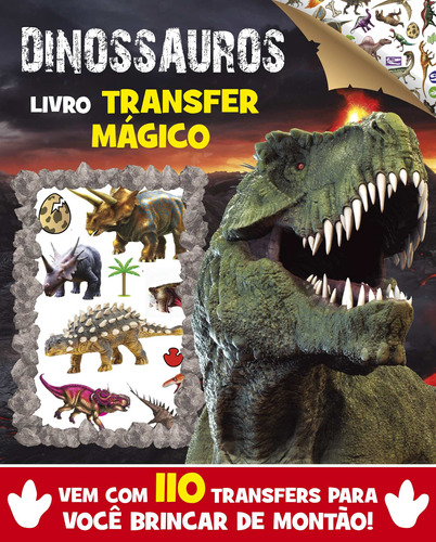 Dinossauros Livro Transfer Mágico, de  On Line a. Editora IBC - Instituto Brasileiro de Cultura Ltda, capa mole em português, 2020