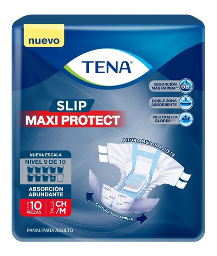 Tena Slip Maxi Protect Ch/m 10 Piezas