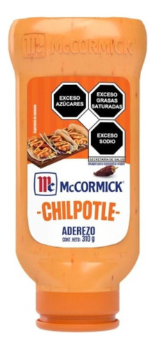 4 Pzas Aderezo De Mayonesa Mccormick Con Chilpotle Squeeze 3