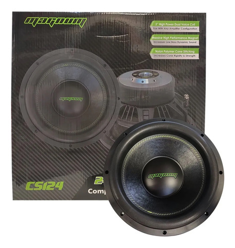 Subwoofer Magnum 12 Cs124 1200 Watts Rms Doble Bobina Spl