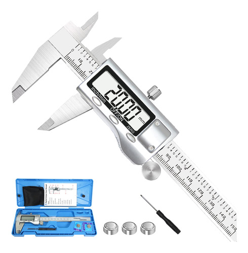 Acemeter Calibrador Digital De 6 Pulgadas, Herramienta De Me