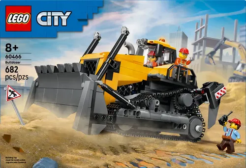 Lego® City Trator De Esteira Amarelo 60466