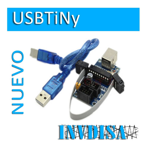 Programador Usbtiny Isp Avr Gestor Arranque Bootloader 6 Pin