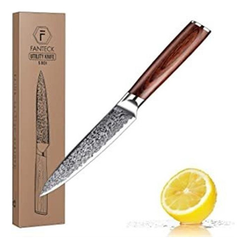 Cuchillo De Cocinero Fanteck De Acero Inoxidable Alemán D