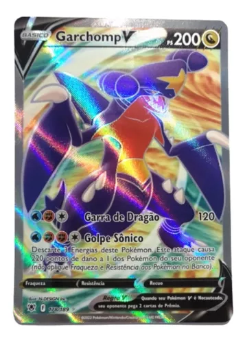 Carta Pokémon Garchomp V Astro Estrelas Radiantes Original, Jogo de  Tabuleiro Original Copag Nunca Usado 72188166