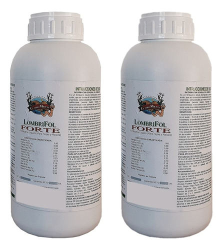 Fertilizante Orgánico Líquido 2 Litros Foliar