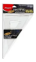 Comprar Escuadra C\u002F Bisel Profesional Transparente 32cm Maped