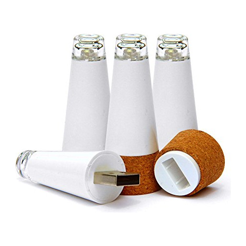 The Original Cork Light | Set Of 4 Premium Bottle Light...