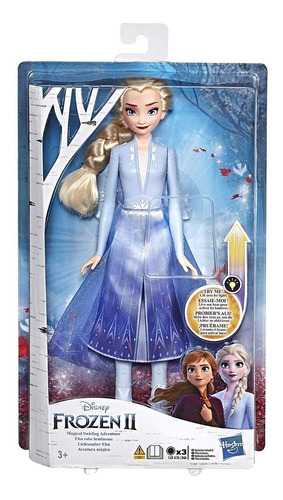 Muñeca De Moda De Disney Frozen 2 Elsa Que Se Ilumina Hasbro