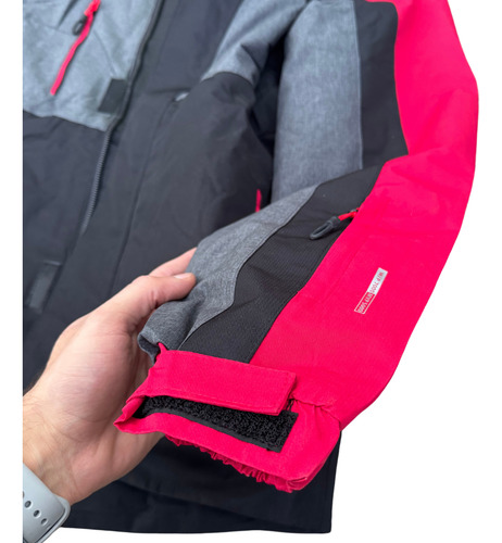 Campera De Nieve Hombre Mujer Unisex Impermeable Abrigada Rojo M Impermeable