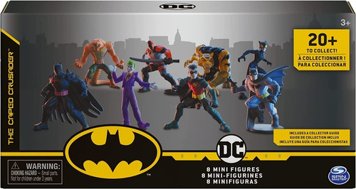 Dc Comics Batman - Paquete De 8 Mini Figuras De Acción