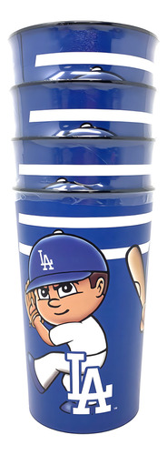 Vaso Party Animal Party Cup Fiesta 4 Pzas Mlb Dodgers