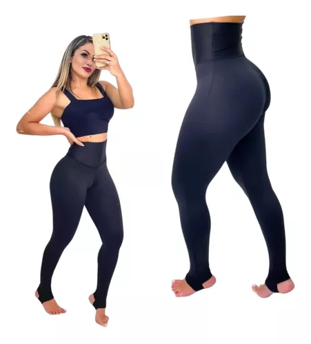 Kit 2 Calça Legging Plus Size Levanta Bumbum Suplex Cintura Alta G ao G4