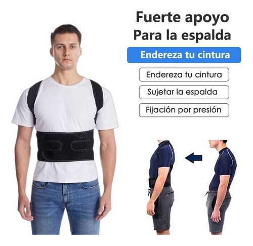 Corrector De Postura Con Columna Vertebral Soporte Placa