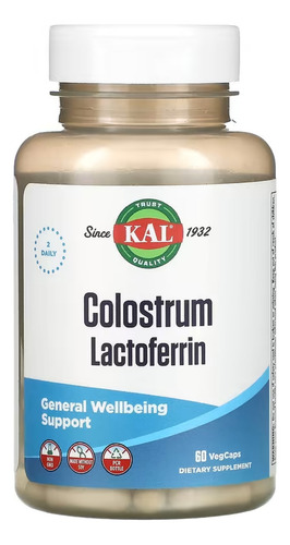Kal Calostro Lactoferrina 60 Vegcaps Sabor Sin Sabor