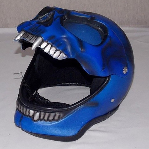 Casco De Motociclista Cráneo Máscara De Halloween