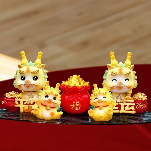 Figuras De Dragón De Año Nuevo Chino, Decoraciones Bonitas