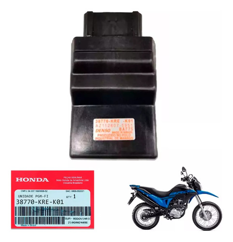 Módulo Injeção Nxr Bros160 Edd 18/21 38770-kre-k01 Honda