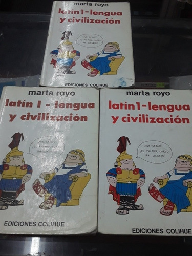 Latín 1 Lengua Y Civilización Colihue Lote X2 Libros M. Royo