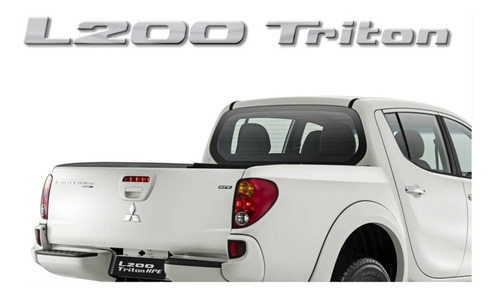 Kit Adesivos Resinados Para Mitsubishi L-200 Triton  20246 Cor Cromado