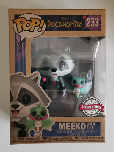 Meeko Con Flit Funko Pop & Buddy Dia De La Tierra Exclusivo (Usado)