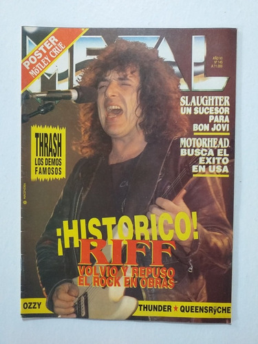 Revista Metal # 145. Heavy Metal. Riff.