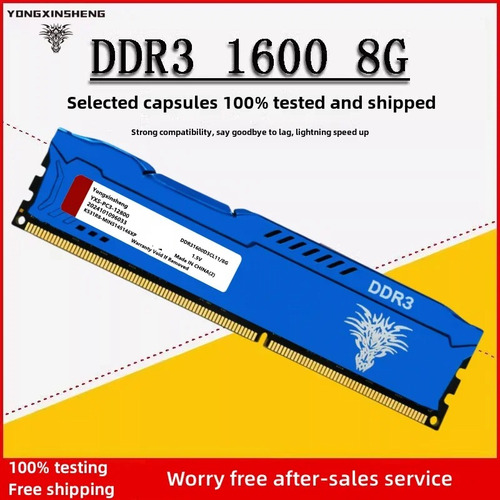 Memoria Ram Ddr3 8gb 1333 1600 1866mhz Con Dicipador