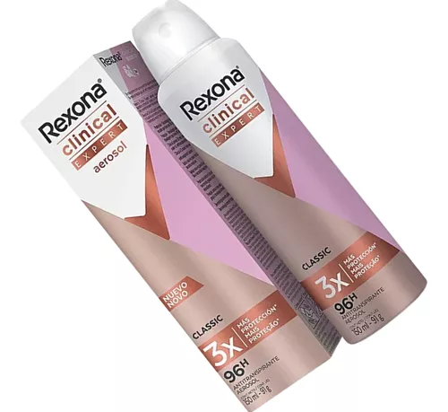 Antitranspirante Aerossol Extra Dry Rexona Clinical 150ml