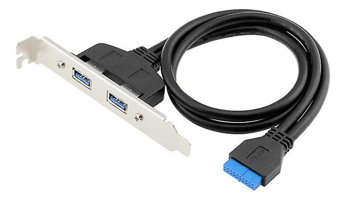 W Cable De Placa Base De 5 Gbps Y 20 Pines A Doble Usb 3.0