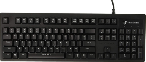 Teclado Mecánico Iluminado Para Juegos Ts-g7nl Rd Color del teclado Negro