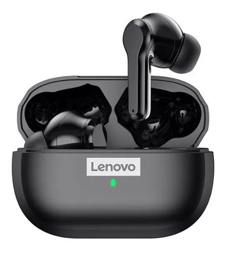 Imagen 2 de 10 de Auriculares in-ear inalámbricos Lenovo LivePods LP1S negro