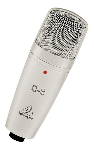 Imagen 2 de 4 de Micrófono Behringer C-3 condensador cardioide y omnidireccional plateado