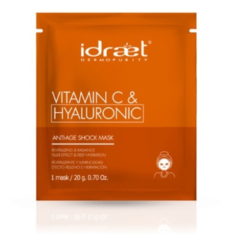 Mascara Vit C & Hialuronic Anti Age Shock Mask 20g Idraet