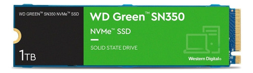 Ssd Interna Western Digital Green Ssd 1tb Sn350 Nvme