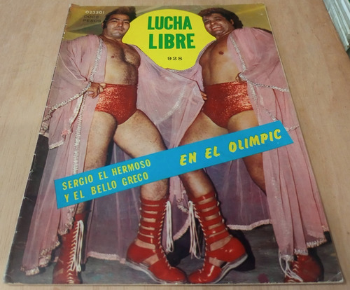 Revista Lucha Libre N°928 18 Octubre 1981 Sergio El Hermoso