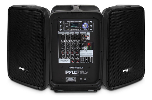 Pyle Pphp898mx Kit De Amplificador De Altavoz Pa Inalámbrico