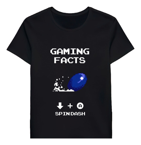 Remera Gaming Facts Spin Dash 21598378