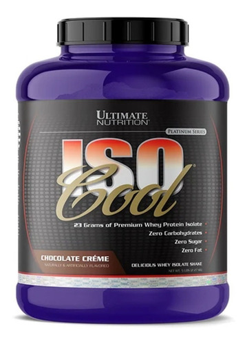 Ultimate Nutrition - Iso Cool (5 Lb) sabor chocolate