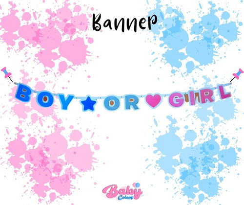 Banner Girl Or Boy Revelacion Genero Revelacion Sexo Bebe