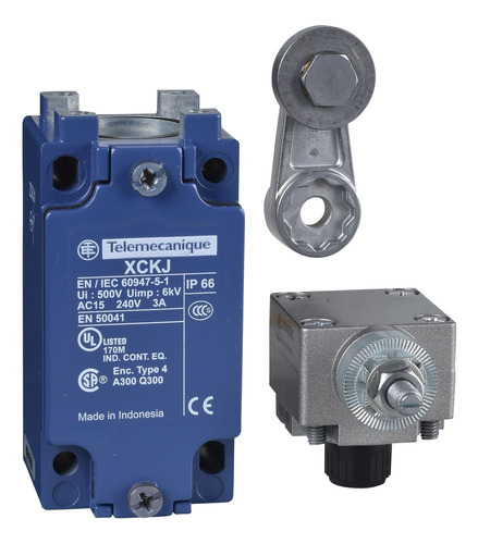 Limit Switch Xckj - Steel Roller Lever - 1nc+1no - Snap Act