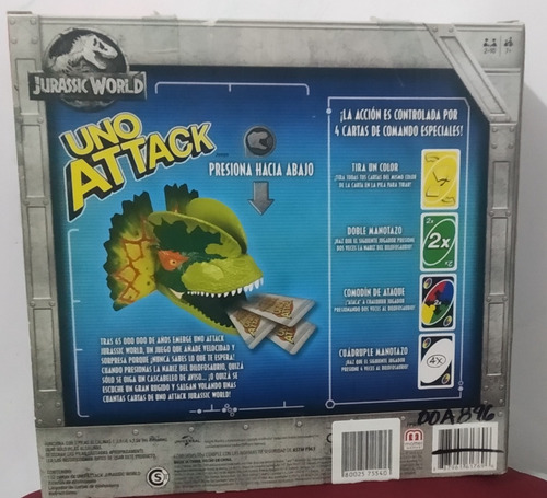 Juego De Cartas Uno Jurassic World