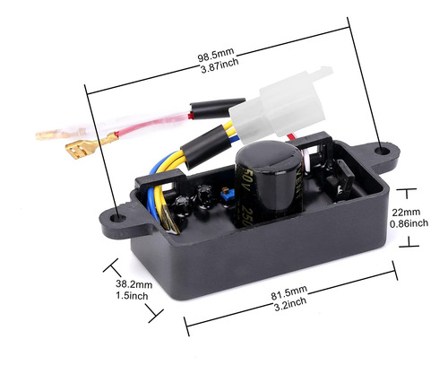 Regulador Avr Generador 2kw 3kw Monofásico 250v-220uf